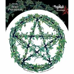 Ivy Pentagram - Vinyl Sticker
