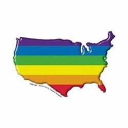 United States LGBTQ Rainbow Pride - Vinyl Sticker