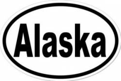 Alaska - Oval Sticker