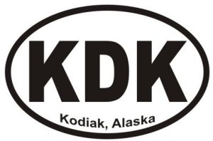 Kodiak Alaska - Sticker