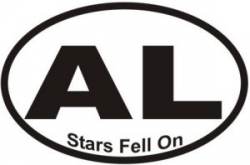 Stars Fell On Alabama - Oval Sticker