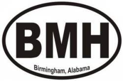 Birmingham Alabama - Oval Sticker