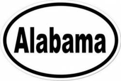 Alabama - Oval Sticker