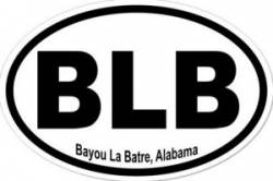 Bayou La Batre Alabama - Oval Sticker