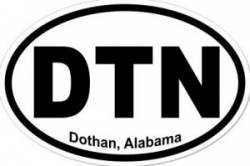 Dothan Alabama - Oval Sticker