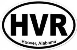 Hoover Alabama - Oval Sticker