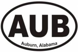 Auburn Alabama - Oval Sticker
