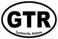 Guntersville Alabama - Oval Sticker