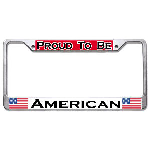 American - License Plate Frame