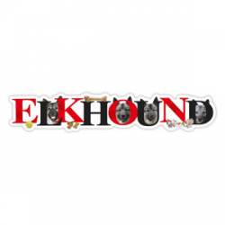 Elkhound - Alphabet Magnet