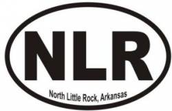 North Little Rock Arkansas - Oval Sticker