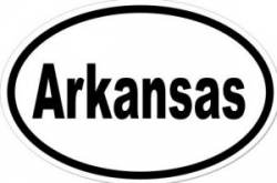 Arkansas - Oval Sticker