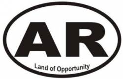 Land of Opportunity Arkansas - Oval Sticker