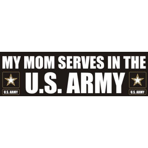 Mom Serves Army - Sticker