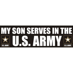 Son Serves Army - Sticker