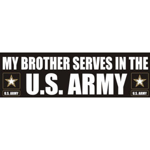 Brother Serves Army - Sticker