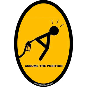 Assume The Position - Sticker