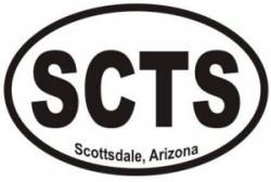Scottsdale Arizona - Oval Sticker