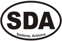 Sedona Arizona - Oval Sticker