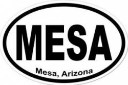 Mesa Arizona - Oval Sticker