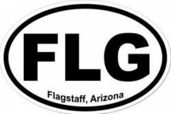 Flagstaff Arizona - Oval Sticker