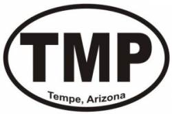 Tempe Arizona - Oval Sticker