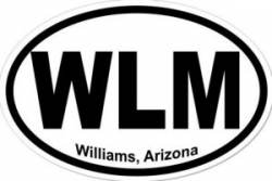 Williams Arizona - Oval Sticker