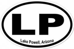 Lake Powell Arizona - Oval Sticker