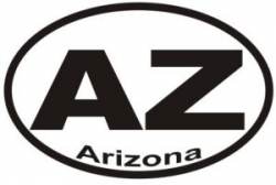 AZ Arizona - Oval Sticker
