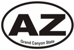 Grand Canyon State Arizona - Oval Sticker