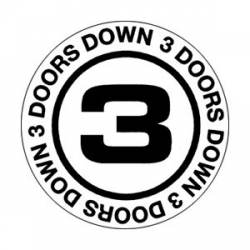 3 Doors Down Logo - Button
