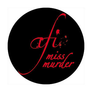 AFI Red Miss Murder - Button