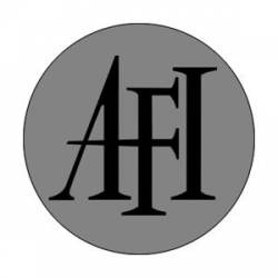 AFI A Fire Inside Gray Logo - Pinback