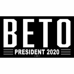 BETO O'Rourke President 2020 - Bumper Sticker