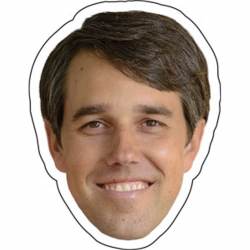 Beto O'Rourke Portrait Face 2020 - Bumper Sticker