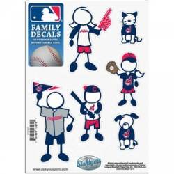 Clevelend Indians - 5x7 Small Family Decal Set