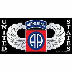 United States Army 82nd Airborne Division Logo - Bumper Sticker