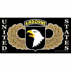 United States Army 101st Airborne Division Logo - Bumper Sticker