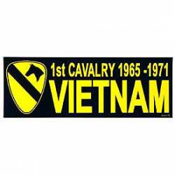 United States Army 1st Cavalry 1965-1971 Vietnam - Bumper Sticker