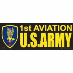 United States Army 1st Aviation - Bumper Sticker