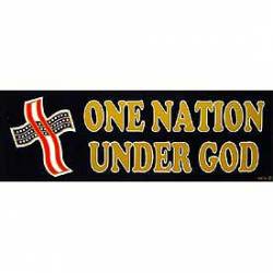 One Nation Under God - Bumper Sticker