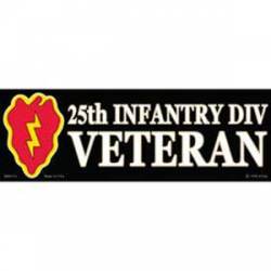 United States Army 25th Infantry Division Proudly Served - Bumper Sticker