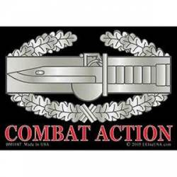United States Army Combat Action - Bumper Sticker