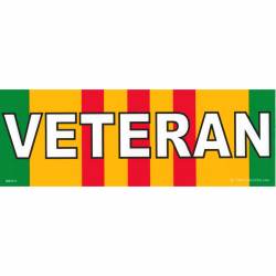 Vietnam War Veteran Service Ribbon - Bumper Sticker