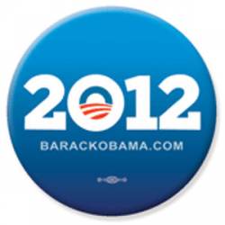 Barack Obama 2012 Two Tone 2.25 Inch - Button