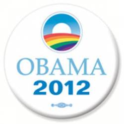 Barack Obama GLBT Pride 2.25 Inch - Button
