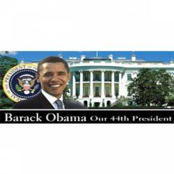 Obama 44th President - Bumper Sticker