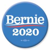 Bernie Sanders President 2020 Blue - Campaign Button