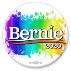 Bernie Sanders 2020 Rainbow - Campaign Button