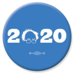 Bernie Sanders 2020 Cartoon Script - Campaign Button